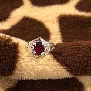 Lovely ruby color ring!